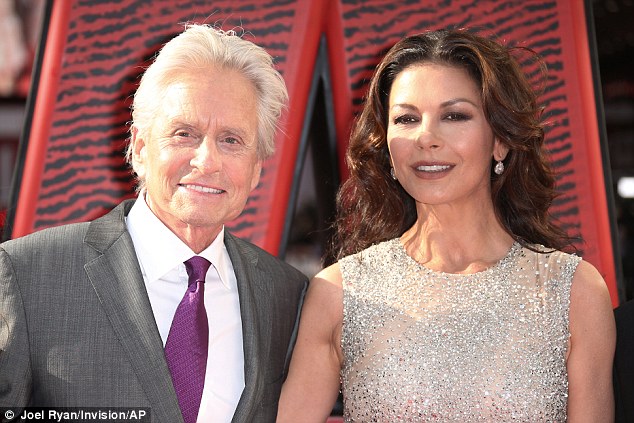 Actor Michael Douglas (left with wife Catherine Zeta Jones), the star of Basic Instinct and Fatal Attraction, was diagnosed with oropharyngeal cancer in 2013