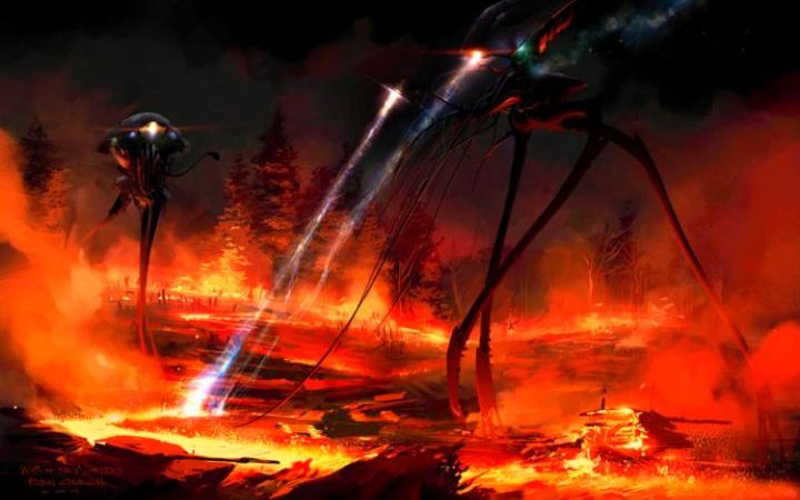 A scene from the 2005 film 'War of the Worlds'