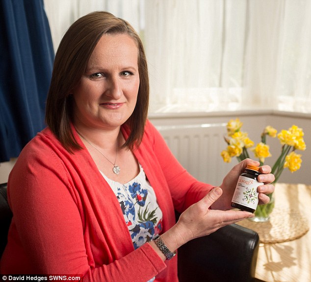 Gabriela Slater, 40, (pictured) is a reflexologist at Nu Reflexology in Wiltshire. Gabriela uses a cocktail of herbal medication and her favourite is extract of milk thistle, which she buys over-the-counter